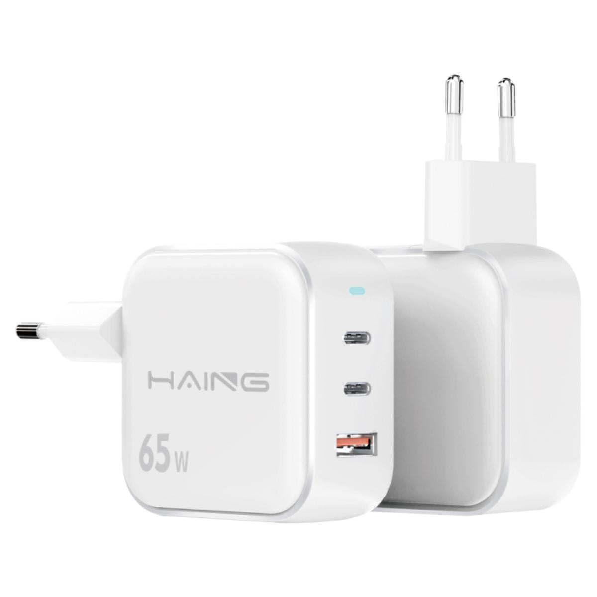 HAING HI-AH65 USB GaN Fast Charger 65W 3ports