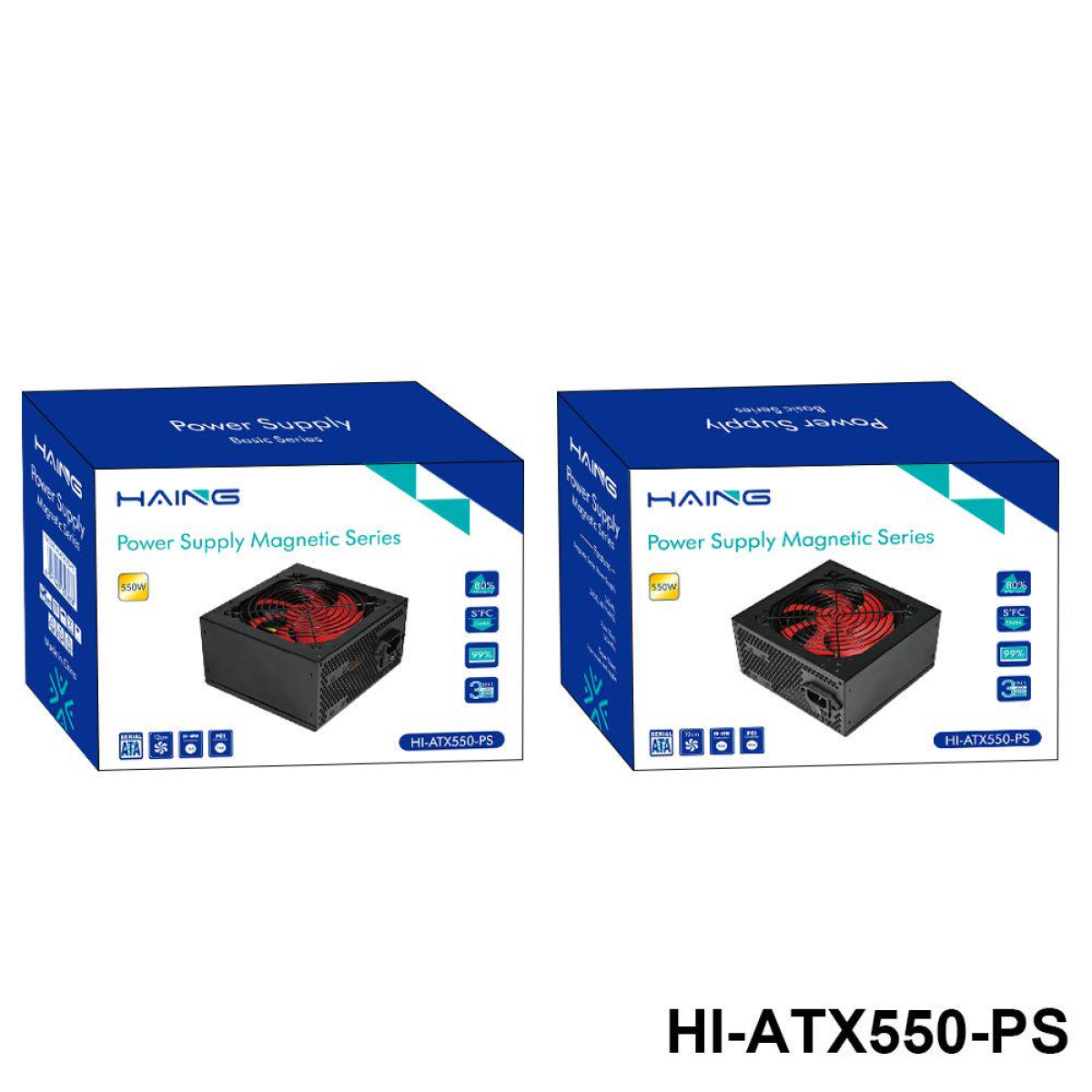 HAING HI-ATX550-PS Magnetic Series Power Supply 550W