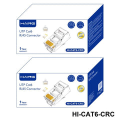 HAING HI-CAT6-CRC UTP Cat6 RJ45 Connector 100 Pcs