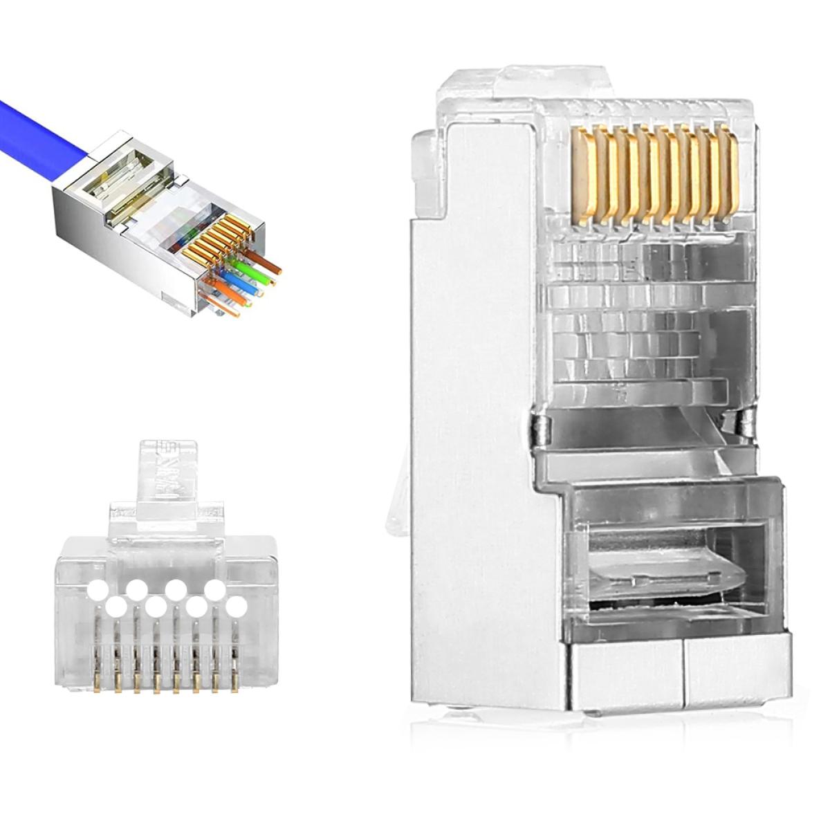 HAING CAT6-FTP-EZC03 FTP CAT6 RJ45 Connector 100 Pcs