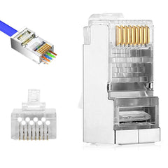 HAING HI-CAT6-FTP-I01 FTP CAT6 RJ45 Connector 100 Pcs