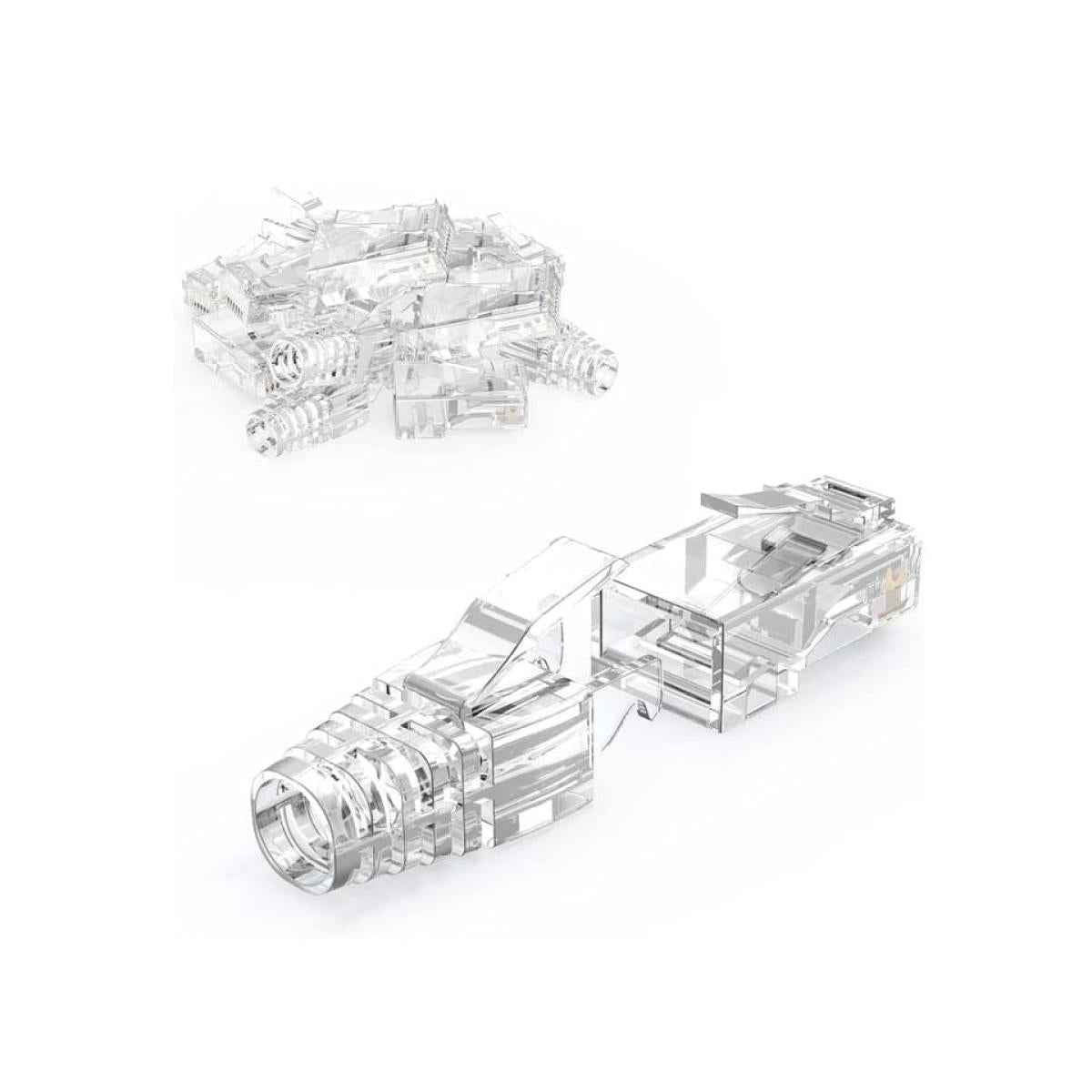 HAING HI-CAT6-URB UTP CAT6 RJ45 Connector with Relief Boots 50 Pcs