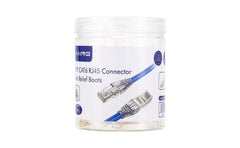 Haing Hi CAT6 Urb Utp CAT6 RJ45 Connector with Relief Boots 50 P with networking