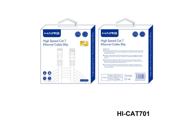 Haing Hi CAT701 1 meter 10 Gbps High Speed Sftp CAT7 Ethernet Cable 1 meter with cables