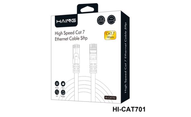 Haing Hi Cat701 1m 10 Gbps High Speed Sftp Cat7 Ethernet Cable 1m