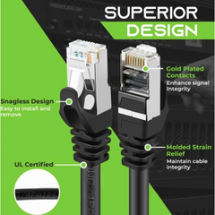 HAING HI-CAT710-10M High Speed SFTP CAT7 Ethernet Cable 10M