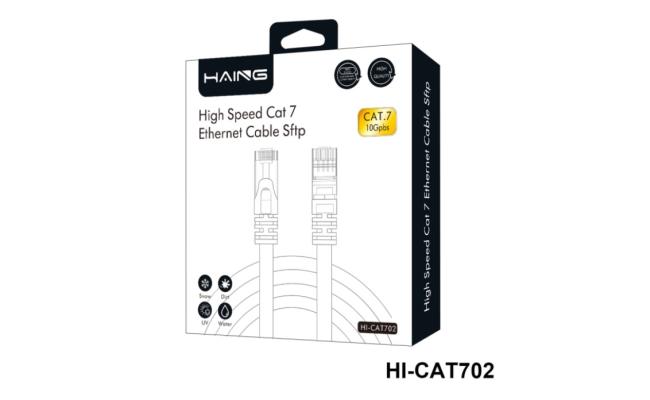 Haing Hi Cat702 2m 10 Gbps High Speed Sftp Cat7 Ethernet Cable 2m