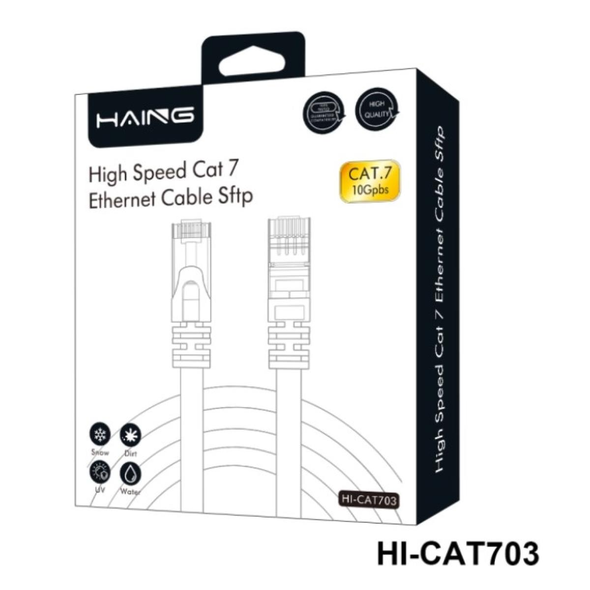 HAING HI-CAT703-5M High Speed 10 Gbps SFTP CAT7 Ethernet Cable 5M