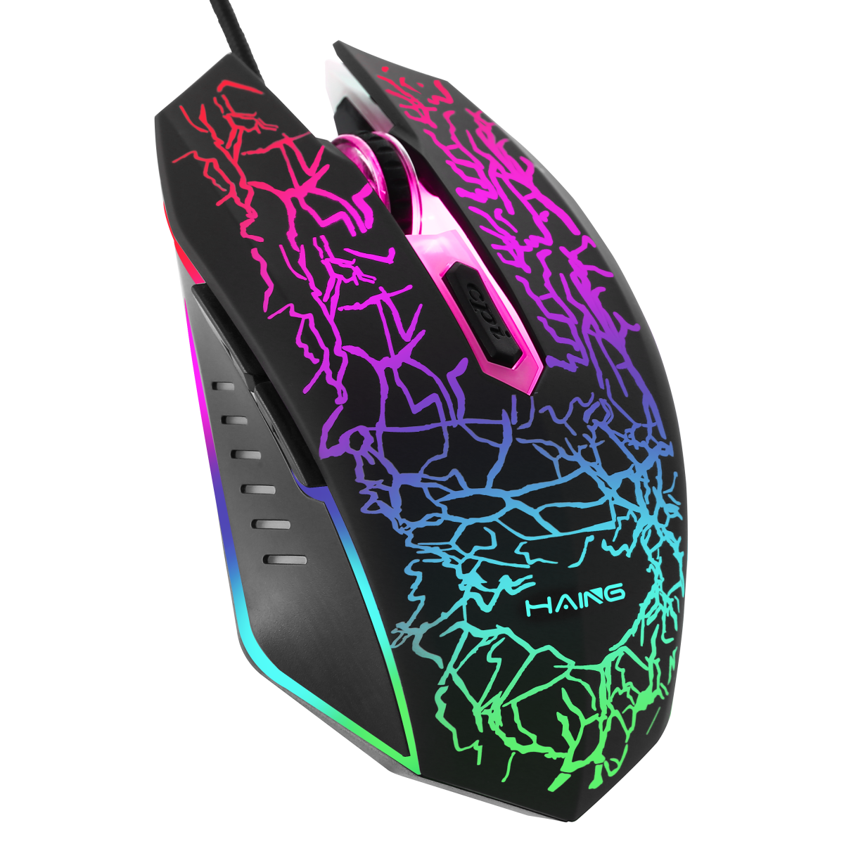 HAING HI-GM200 RGB Dazzling USB Wired Gaming Mouse