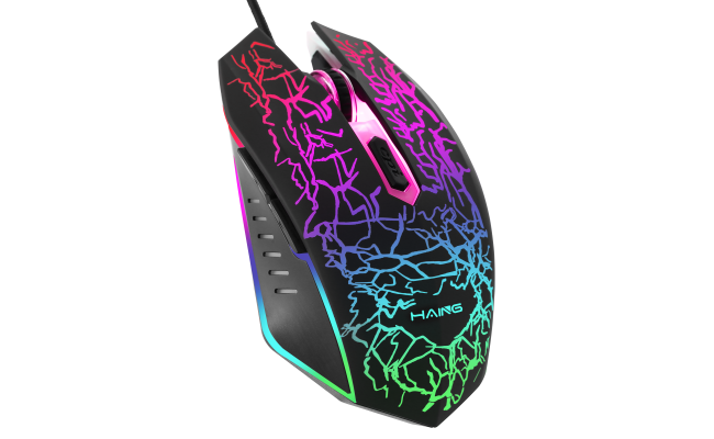 Haing Hi Gm200 Rgb Dazzling Usb Wired Gaming Mouse