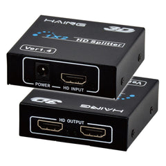 HAING HI-HD102F HD Splitter Ver 1.4 1x2 Full 3D 4Kx2K UK Plug