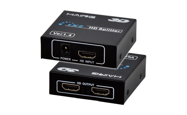 Haing Hi HD102F HD Splitter Ver 1.4 1x2 Full 3d 4kx2k Uk Plug