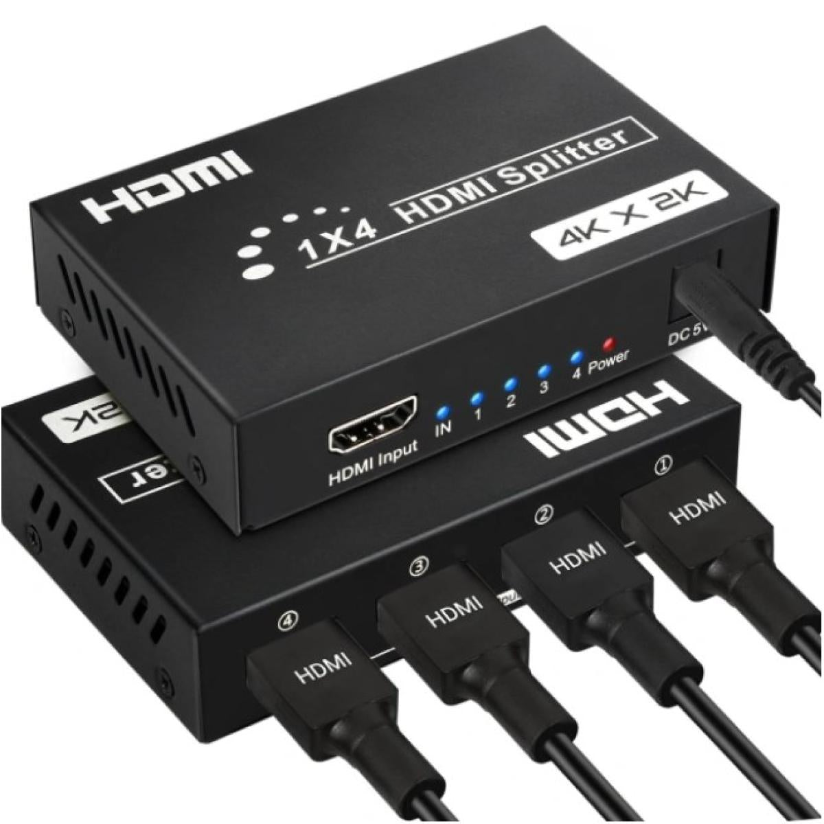 HAING HI-HD104F UHD Splitter Ver 1.4 1x4 Full 3D 4Kx2K UK Plug