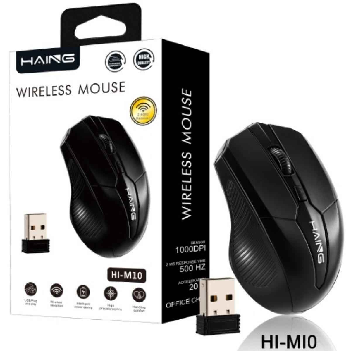 HAING M10 Optical USB Computer 2.4G Wireless Mouse HAING M10 Optical USB Computer 2.4G Wireless Mouse