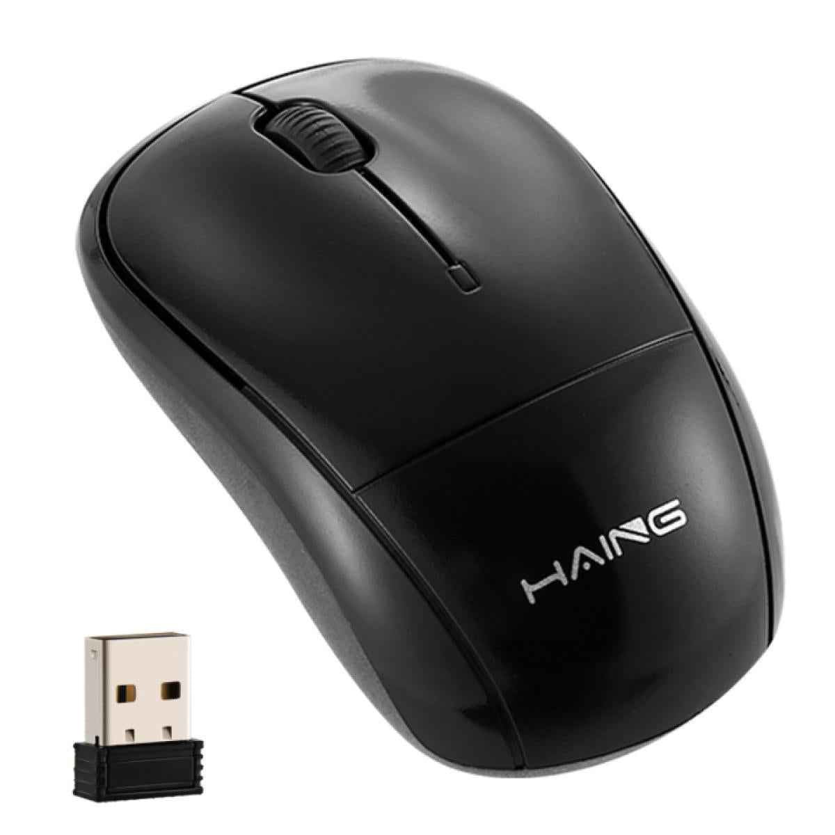 HAING HI-M12 2.4G Wireless Mouse With Batteries