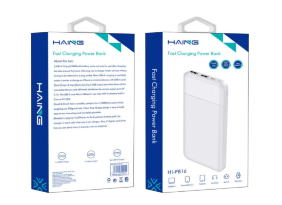 HAING power bank for device charging