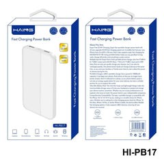 HAING HI - PB17 - W Fast Charging Power Bank 10000mAh 22.5W - White