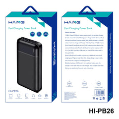 HAING HI-PB27-W Fast Charging Power Bank 20000mAh 22.5W -White