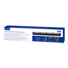 HAING HI-PTP02 CAT6 24 Port Loaded Punch Down Patch Panel