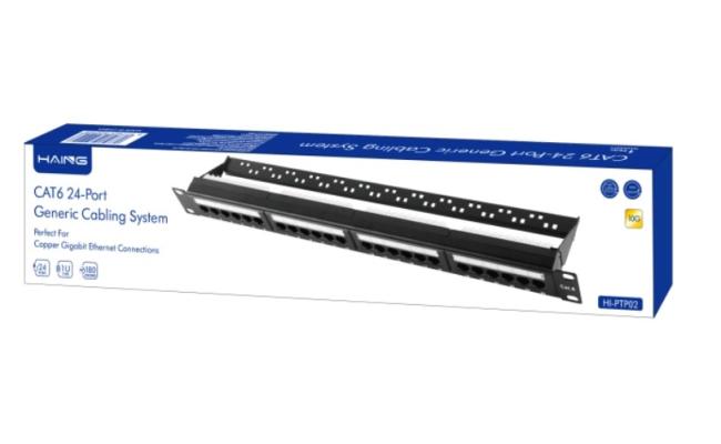 Haing Hi Ptp02 Cat6 24 Port Generic Cabling System Patch Panel