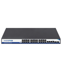 HAING HI-SW2406K 10/100/1000 Gigabit 24 Port Smart POE Switch with 2 Port SFP