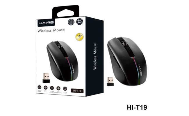 Haing Hi T19 2.4g Wireless Mouse With Rechargeable Battery