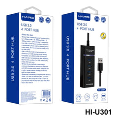 HAING HI-U301 USB 3.0 5Gbps HUB 4 Ports