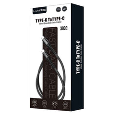 HAING HI042CC Type-C to Type-C 20W Metal Braided Data Cable 3M