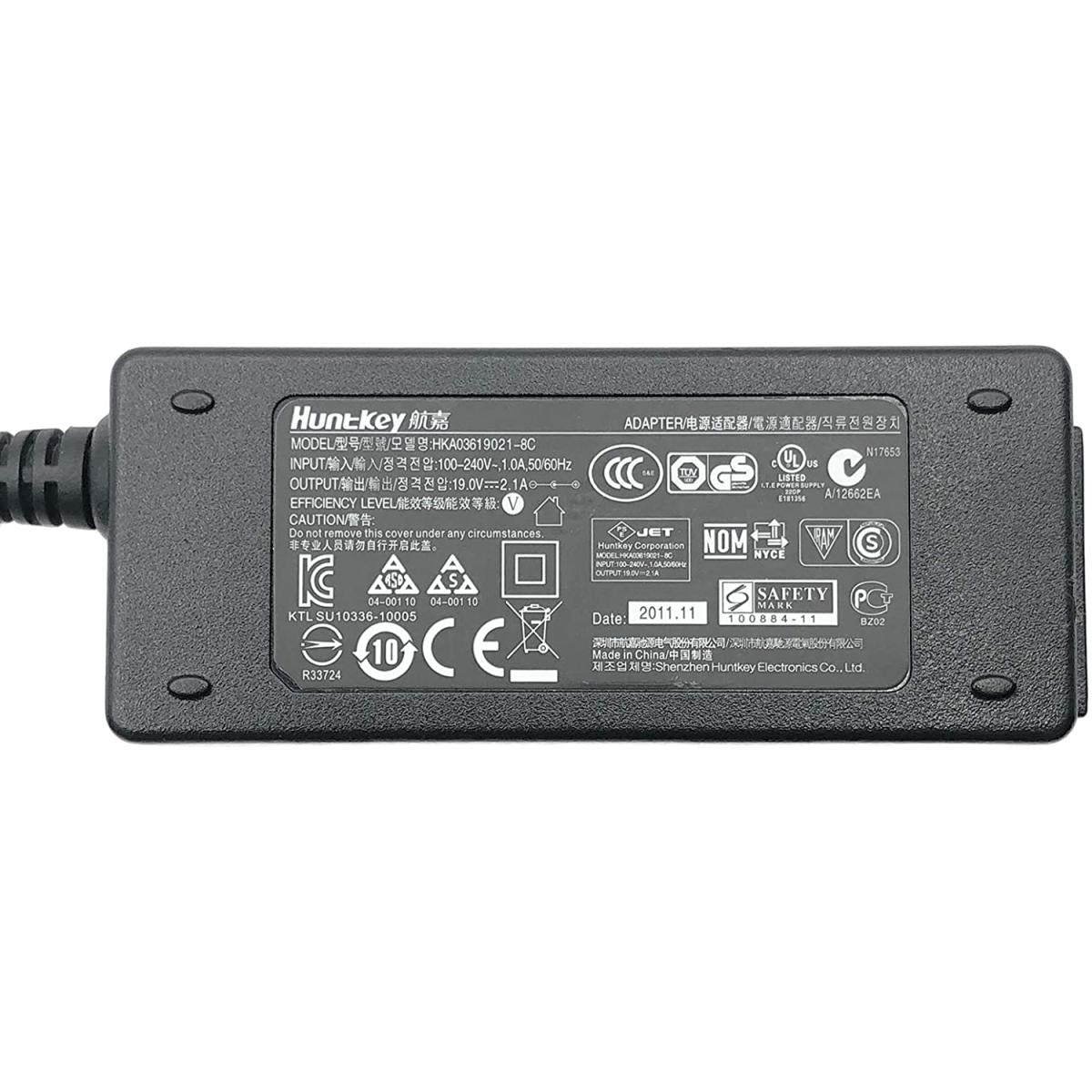 Huntkey HKA03619021-8C AC Adapter 19V 2.1A