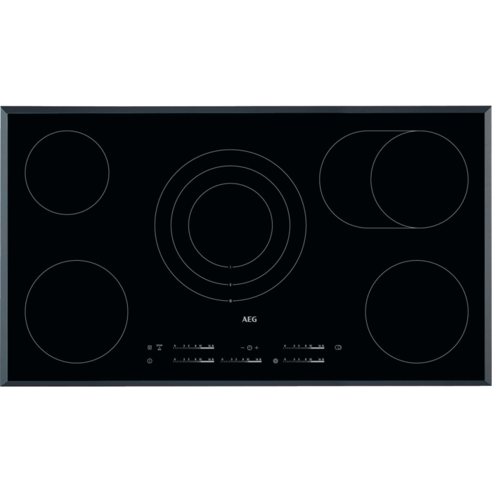 HK955070XB Securit Black 90cm Electric Cooker