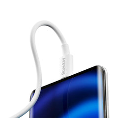 Huntkey HKCC301203 Fast Charging Type-C to Type-C Cable 1.2M 60W 3A -White