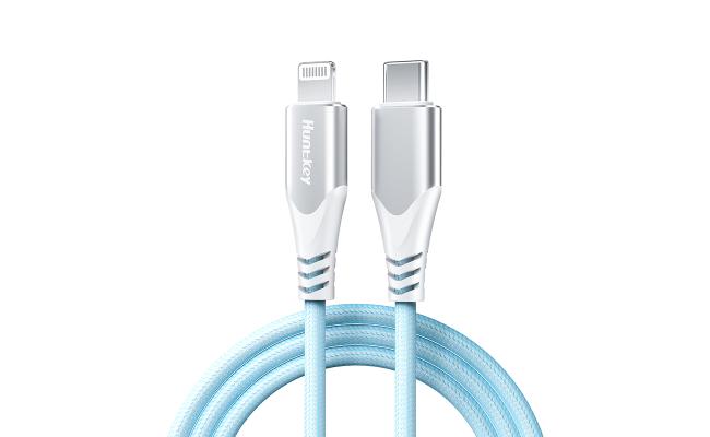 Huntkey Hkccl941511 Type C To Lightning Fast Charging Cable 1.5m Silver