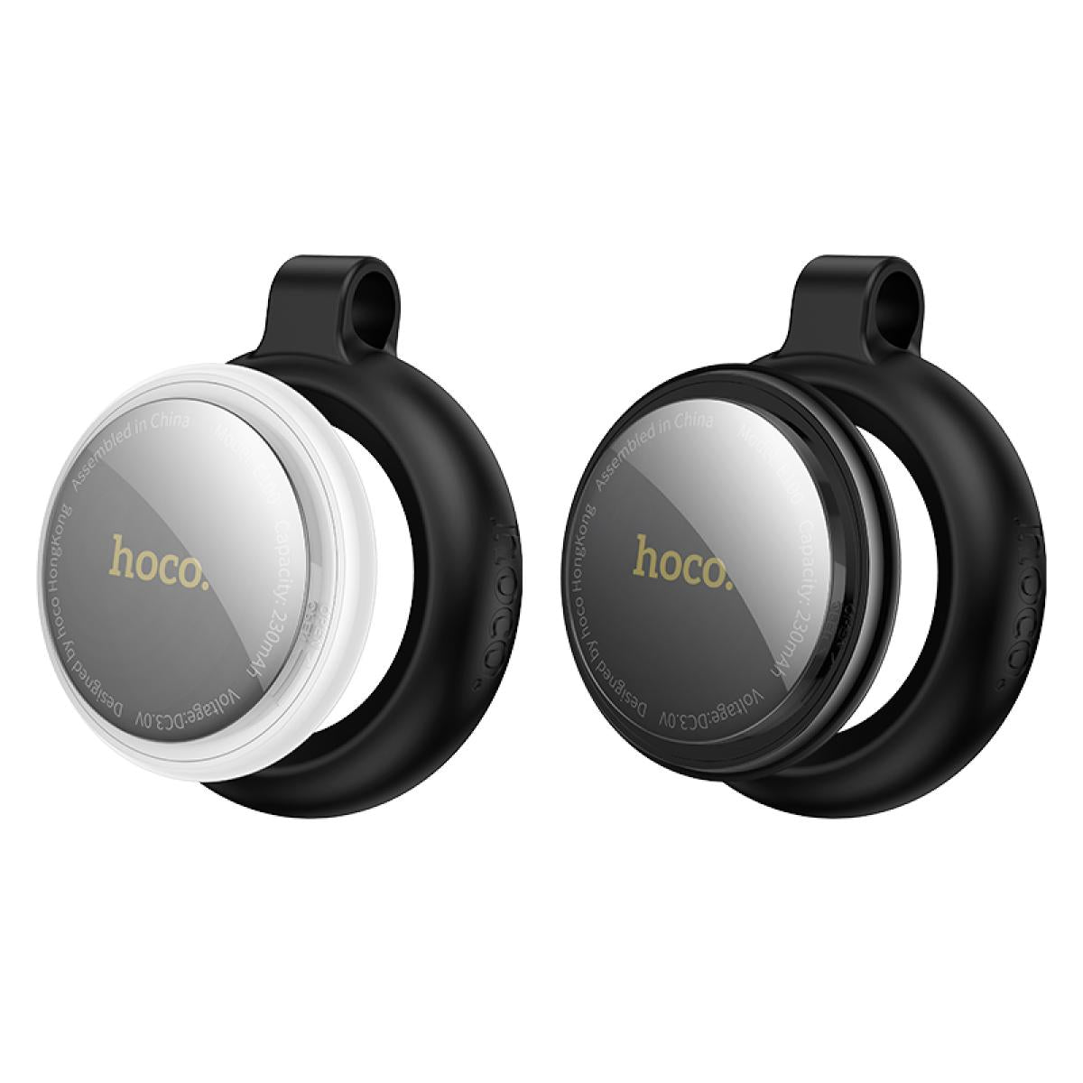 Hoco E100 Smart Tracker for Apple Mini Anti Lost Device Works with Ios Find My Network App for iPad Pro Iphone 16pro Max Wallet White