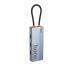 Hoco Hb51 6 In 1 Multi Funion Converter(hdtv+rj45+pd+usb3.0*3) Gray Hoco Hb51 6 In 1 Multi Funion Converter(hdtv+rj45+pd+usb3.0*3) Gray