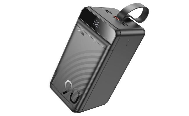 Hoco J123d Mobile Power Bank With 90,000mah Capacity 22.5w+pd20w, 3 × Usb A And Type C Outputs, Led Digital Display Of Power Level. Green Indicator Of Pd / Qc Fast Charging. Fully Compatible Black Hoco J123d Mobile Power Bank With 90,000mah Capacity 22.5w+pd20w, 3 × Usb A And Type C Outputs, Led Digital Display Of Power Level. Green Indicator Of Pd / Qc Fast Charging. Fully Compatible Black