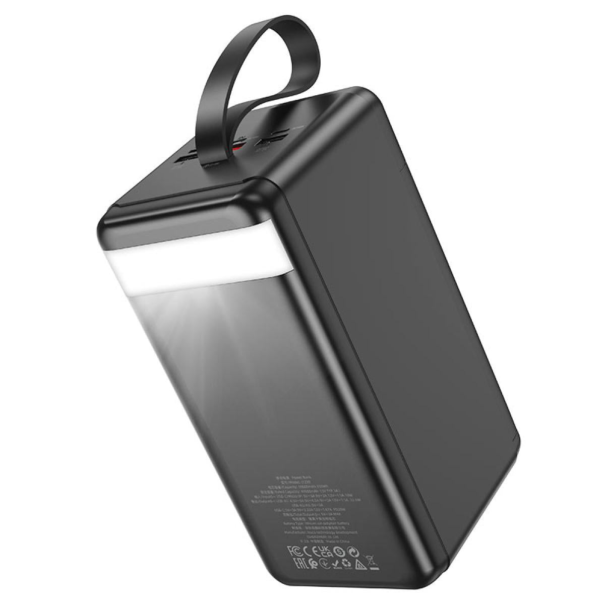 Hoco J123d Mobile Power Bank With 90,000mah Capacity 22.5w+pd20w, 3 × Usb A And Type C Outputs, Led Digital Display Of Power Level. Green Indicator Of Pd / Qc Fast Charging. Fully Compatible Black Hoco J123d Mobile Power Bank With 90,000mah Capacity 22.5w+pd20w, 3 × Usb A And Type C Outputs, Led Digital Display Of Power Level. Green Indicator Of Pd / Qc Fast Charging. Fully Compatible Black