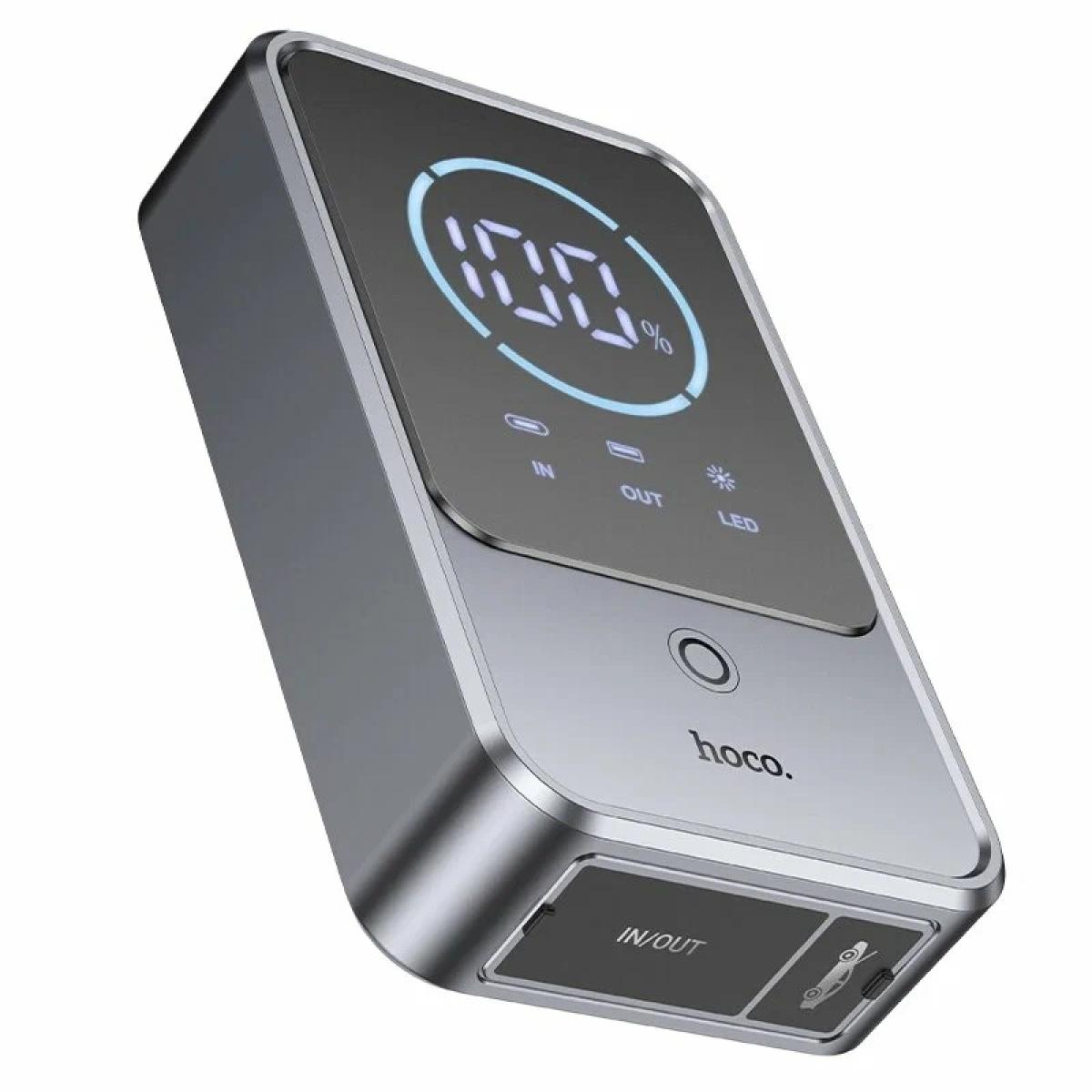 Hoco QS7 4 In 1 Car Jump Starter Portable Emergency Battery And 10000mah Power Bank with Led Lamp