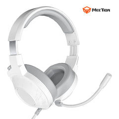 Meetion HP012 RGB 7.1 Virtual Surround Sound Gaming Headset USB -White