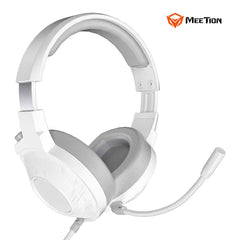 Meetion HP012 RGB 7.1 Virtual Surround Sound Gaming Headset USB -White