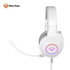 Meetion HP012 RGB 7.1 Virtual Surround Sound Gaming Headset USB -White