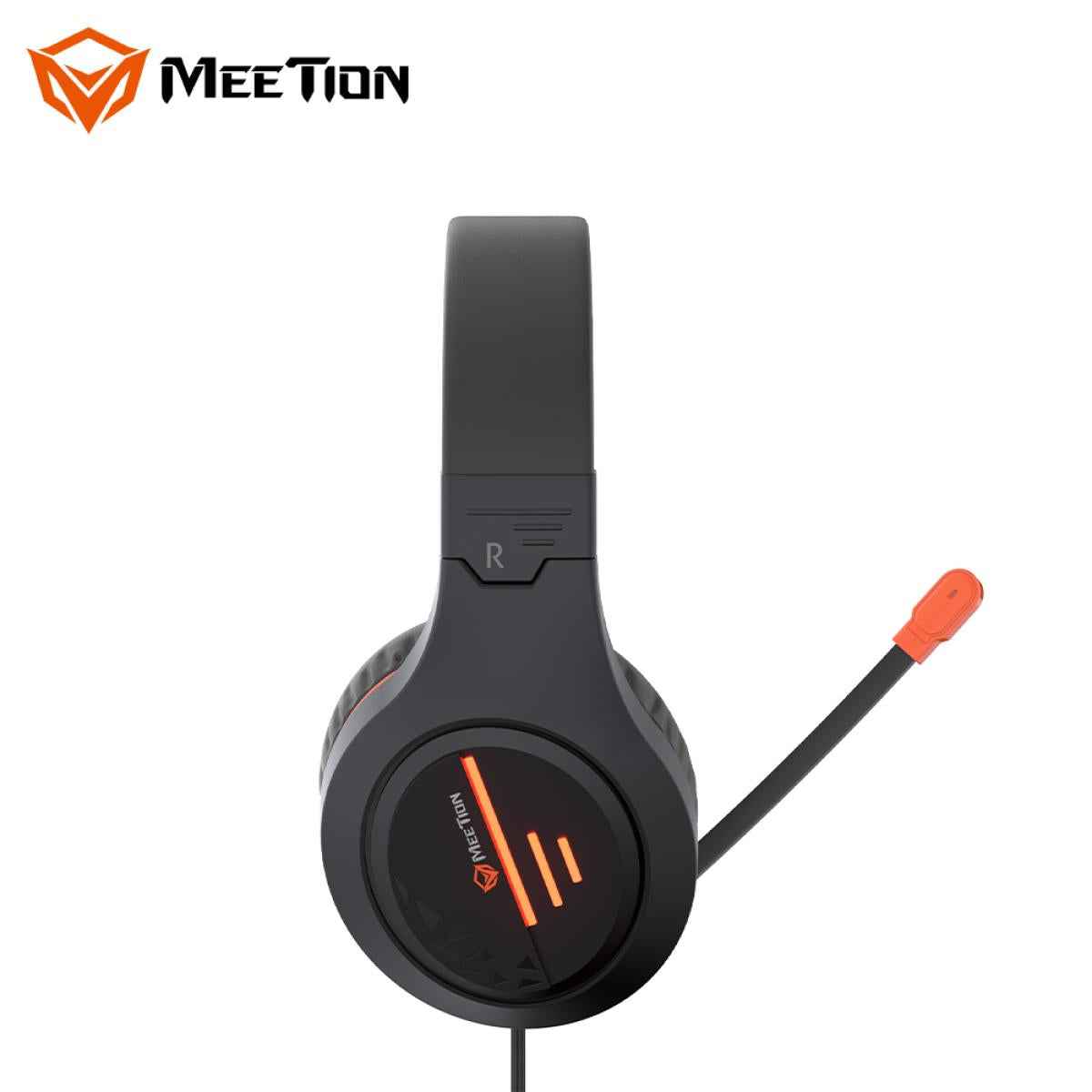 Meetion HP021 Stereo Backlit Gaming Wired Headset -Black&Orange Meetion HP021 Stereo Backlit Gaming Wired Headset -Black&Orange