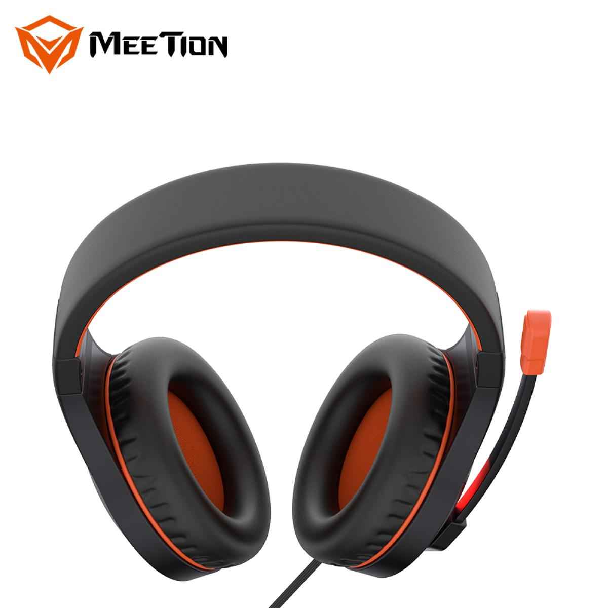 Meetion HP021 Stereo Backlit Gaming Wired Headset -Black&Orange Meetion HP021 Stereo Backlit Gaming Wired Headset -Black&Orange