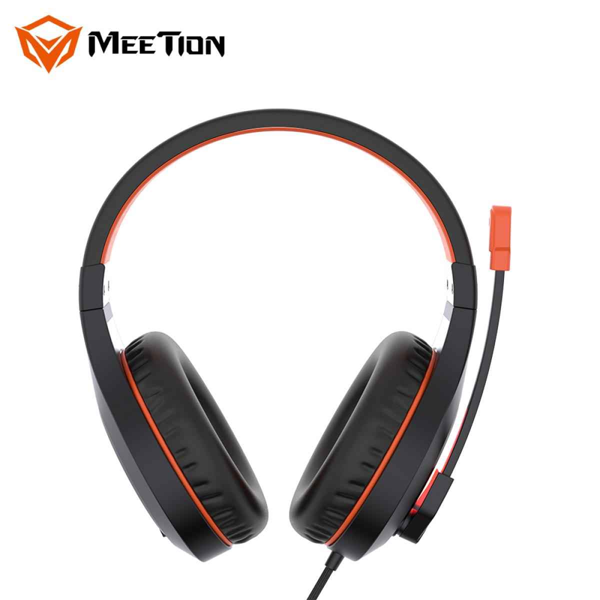 Meetion HP021 Stereo Backlit Gaming Wired Headset -Black&Orange Meetion HP021 Stereo Backlit Gaming Wired Headset -Black&Orange