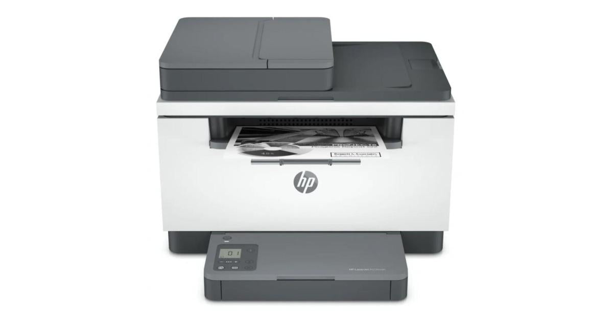 HP LaserJet MFP M236sdn Printer Series A high-productivity MFP with the fastest two-sided printing in its class, Mono Black Print, copy, scan an automatic feeder & Network