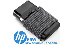 Hp Genuine 65w Usb C Slim Power Adapter, Ac 100 240v, 50/60hz, Power Saving, Black
