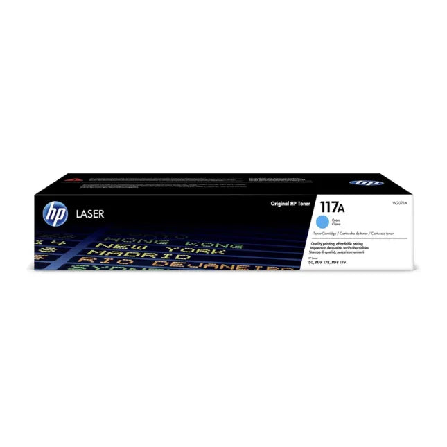 HP 117A Original Laserjet Toner Cartridge, Cyan