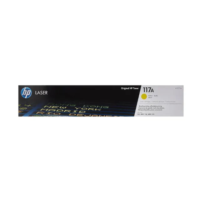 HP 117A Original Laserjet Toner Cartridge, Yellow