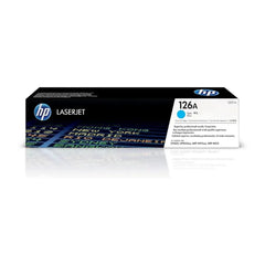 HP 126A Original LaserJet Toner Cartridge (CE310A) Cyan