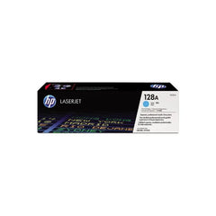HP 128A Original LaserJet Toner Cartridge (CE320A) Cyan