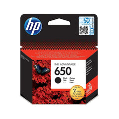 HP 650 Black Original Ink Advantage Cartridge